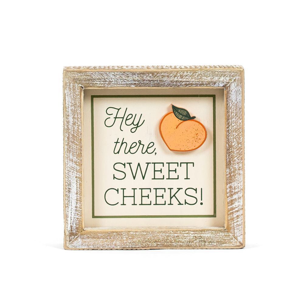 Reversible Wood Frame Sign (Cheeks/Bang) Adams Summer Adams & Co.   