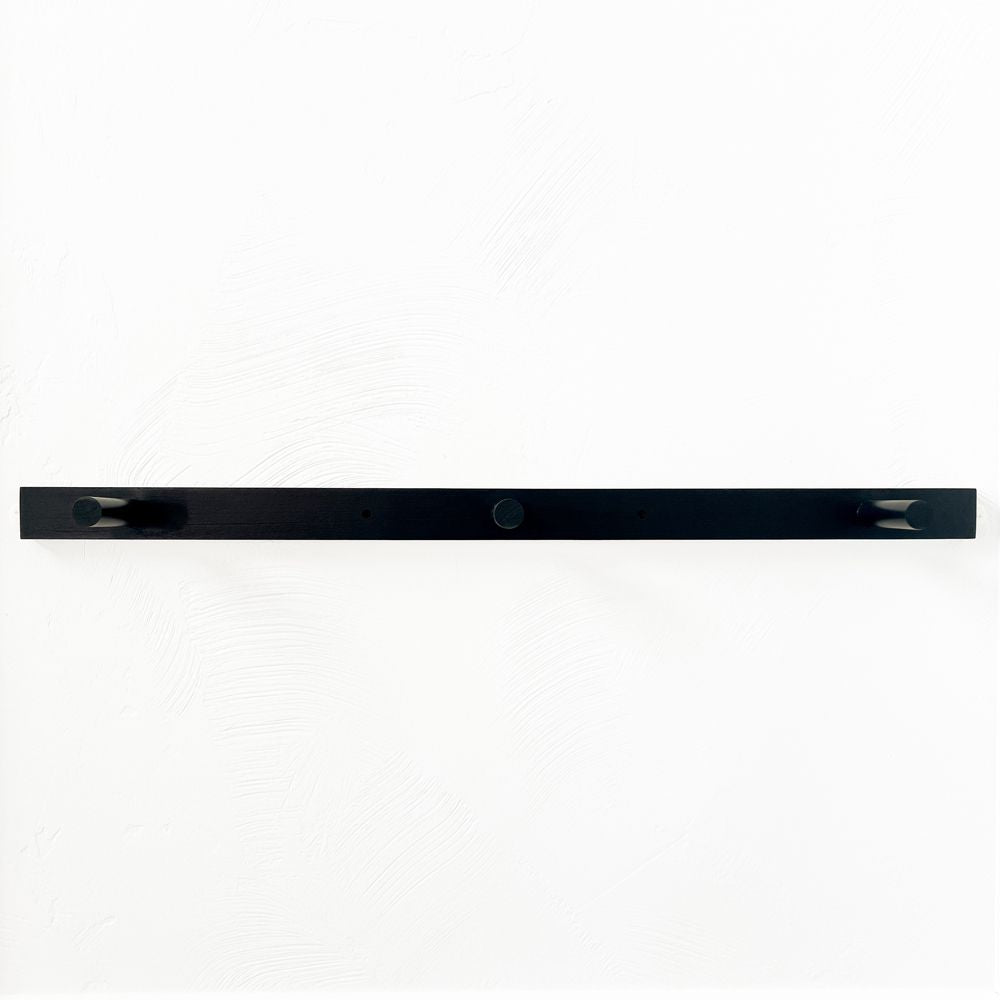 Wood Shelf - Large - Black Adams Everyday Adams & Co.   