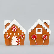 Chunky Wood Shape (Gingerbread House) + Badams