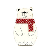 Chunky Wood Shape (Polar Bear) Adams Christmas Adams & Co.   