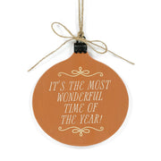 Wood Hanging Plaque (Wonderful) Adams Christmas Adams & Co.   