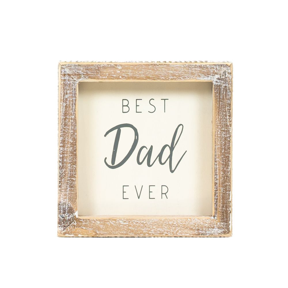 Wood Frame Sign - Best Dad Ever Adams Everyday Adams & Co.   