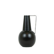 Iron Vase, Black - Bulb Shape Adams Everyday Adams & Co.   