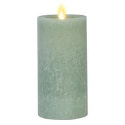 Iceberg Green Seasglass Luminara Indoor Pilar Candle  K&K Large  