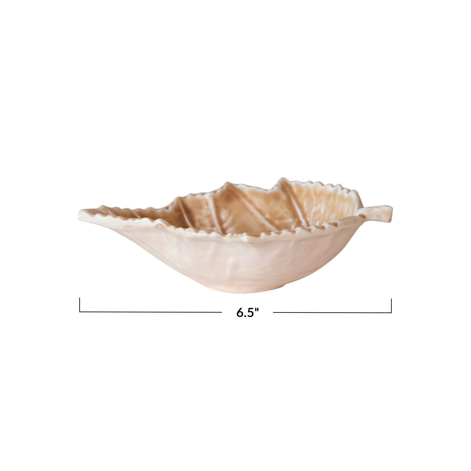 Enameled Aluminum Leaf Shaped Dish  Creative Co-Op   