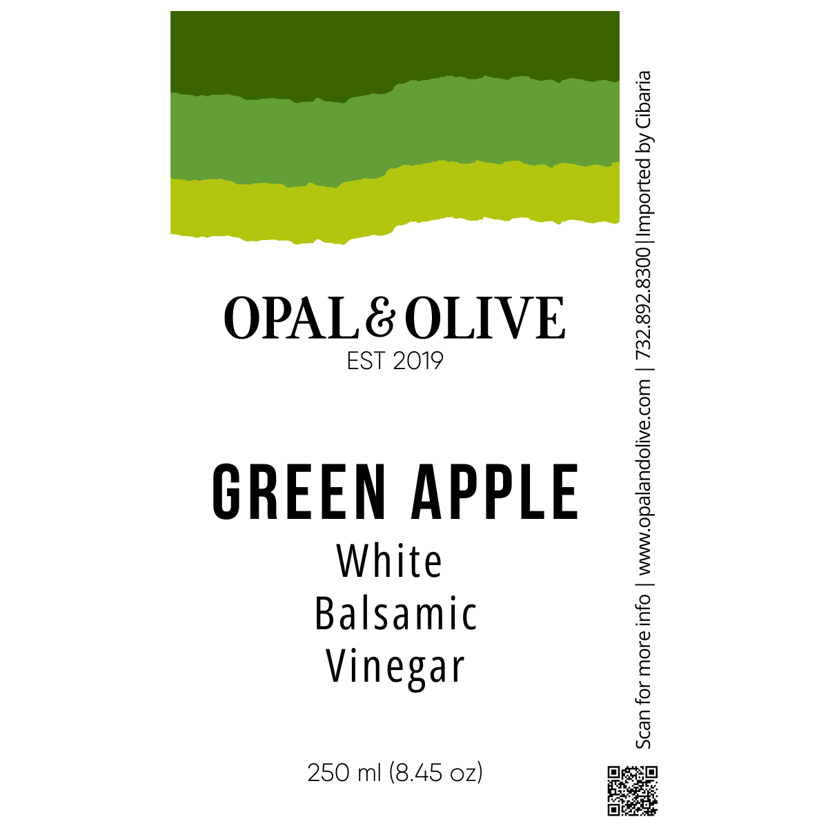 White Balsamic Vinegar - Green Apple White Balsamic Penumbranh   