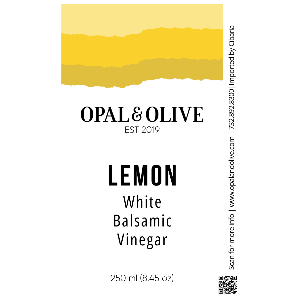 White Balsamic Vinegar - Lemon White Balsamic Penumbranh   