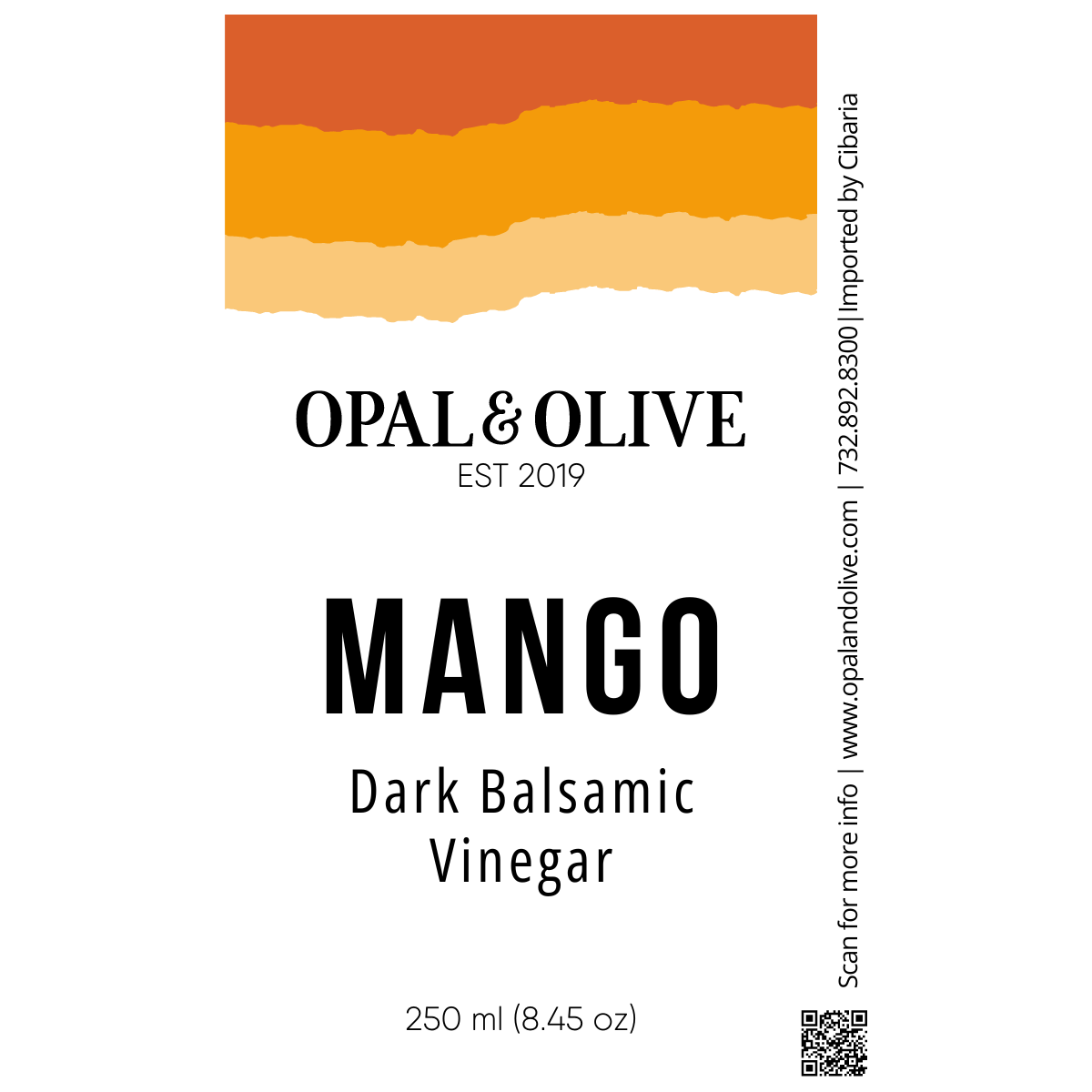 Dark Balsamic Vinegar - Mango Dark Balsamic Penumbranh   