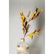 Yellow and Orange Eva Leaves w/Thistle Stem  K&K   