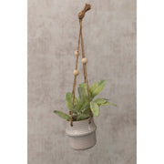 White Dot Hanging Planter  PD Home   