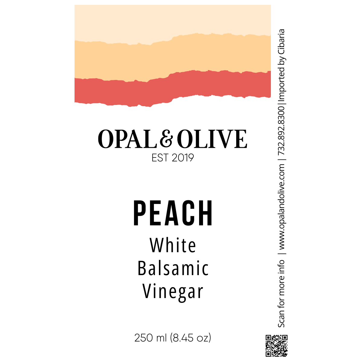 White Balsamic Vinegar - Peach White Balsamic Penumbranh   