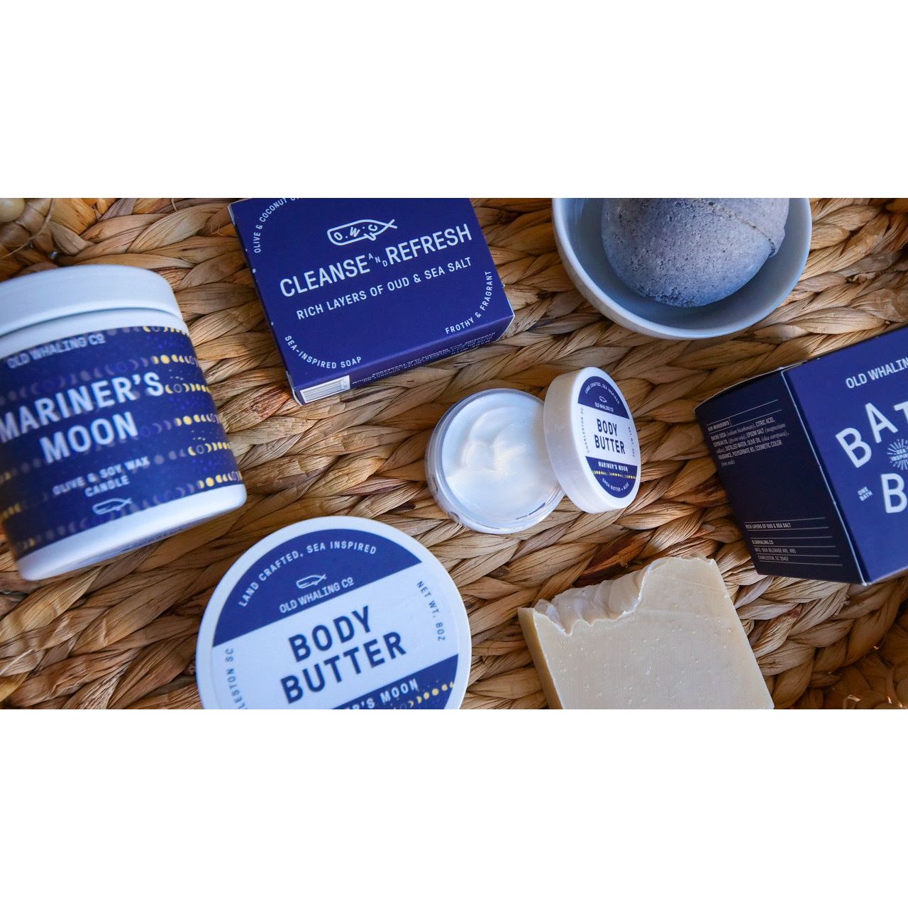 Travel Size Mariner's Moon Body Butter (2oz)  Old Whaling Company   