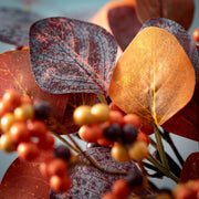 Berry/Eucalyptus Floral Spray Artificial Flora Sullivans   