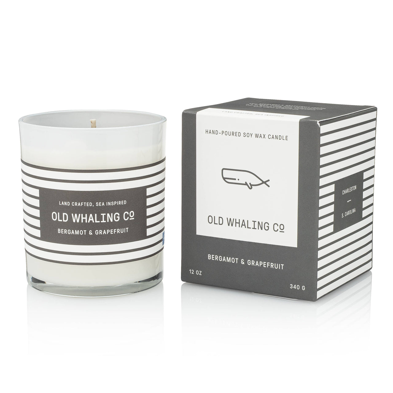 Bergamot & Grapefruit Candle  Old Whaling Company   