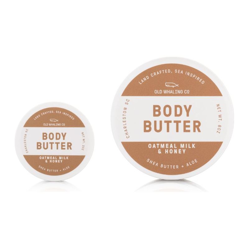 Travel Size Oatmeal Milk & Honey Body Butter (2oz)  Old Whaling Company   