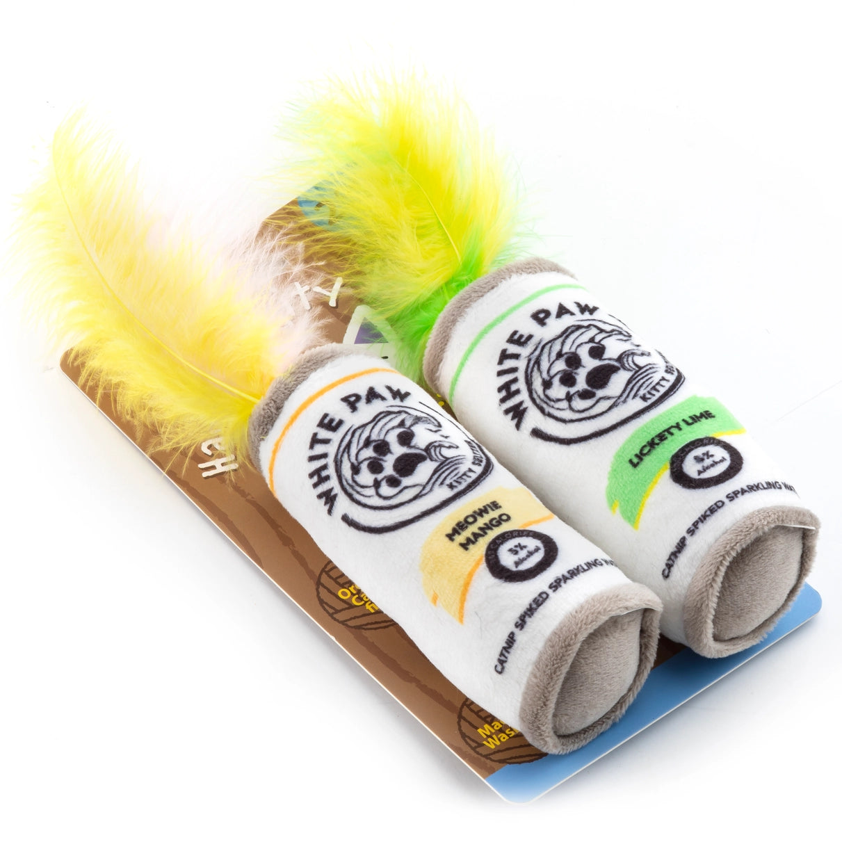 White Paw (Mango & Lime) Organic Catnip Toys  Haute Diggity Dog   