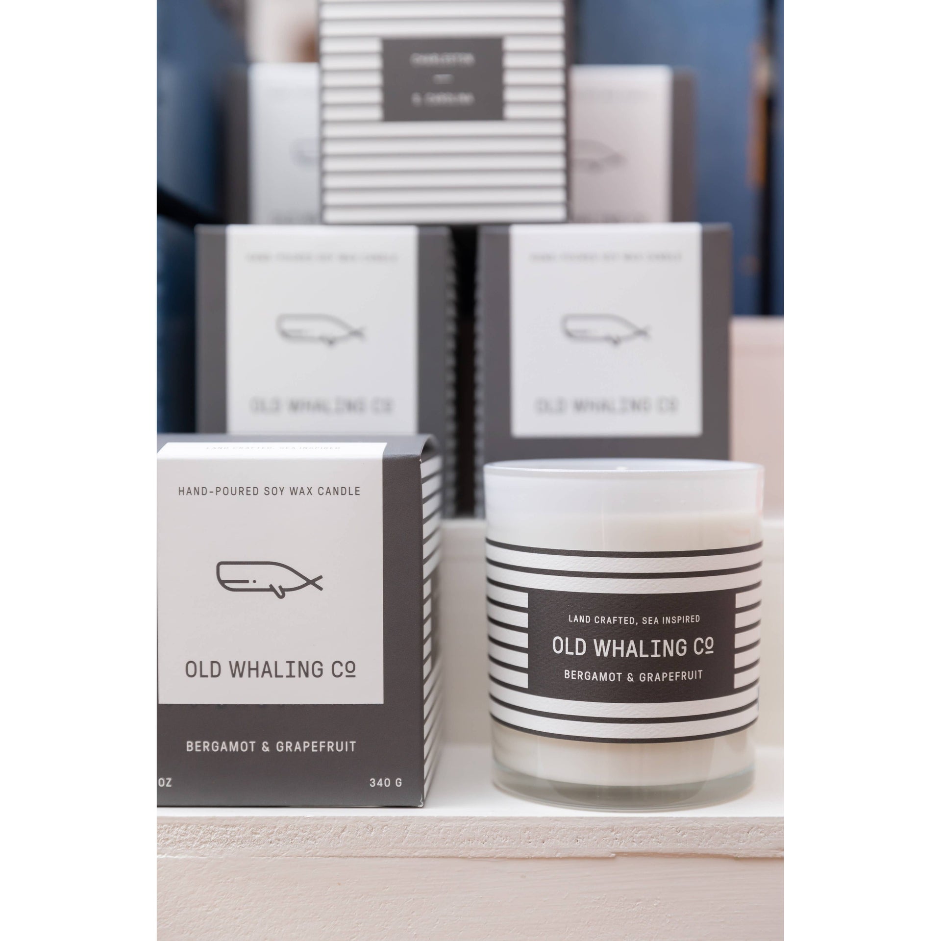 Bergamot & Grapefruit Candle  Old Whaling Company   