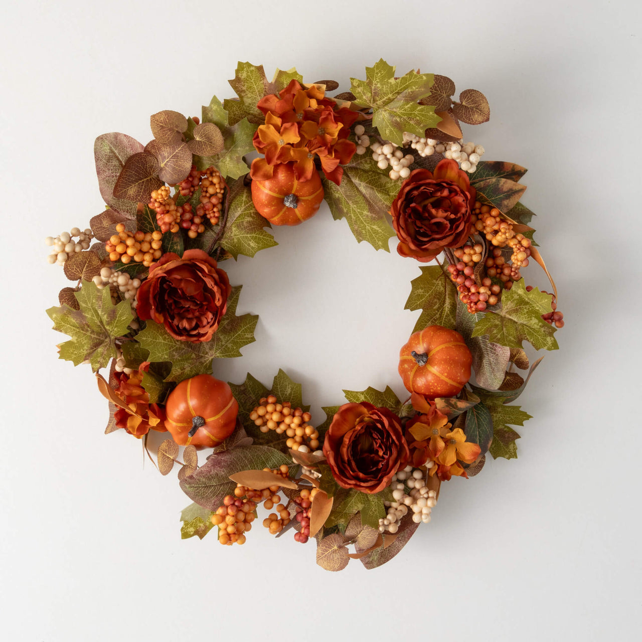 Floral/Pumpkin Wreath  Sullivans   