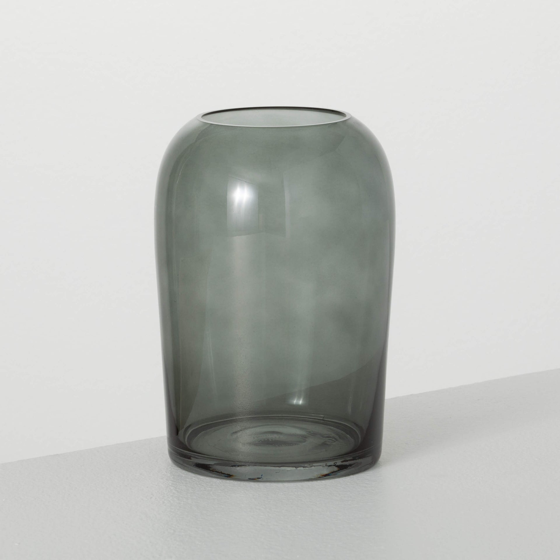 Smoky Glass Vase  Sullivans   