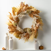 Mixed Foliage/Pampas Wreath  Sullivans   