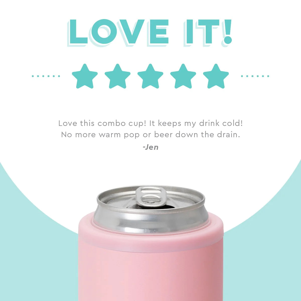 Can/Bottle Cooler - Blush  Swig Life   