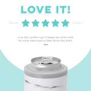 Can/Bottle Cooler - Marble  Swig Life   