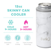 Skinny Can Cooler - Marble  Swig Life   