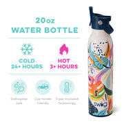 Flip & Sip Water Bottle - 20oz - Calypso  Swig Life   