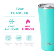 Tumbler - 32oz - Aqua  Swig Life   