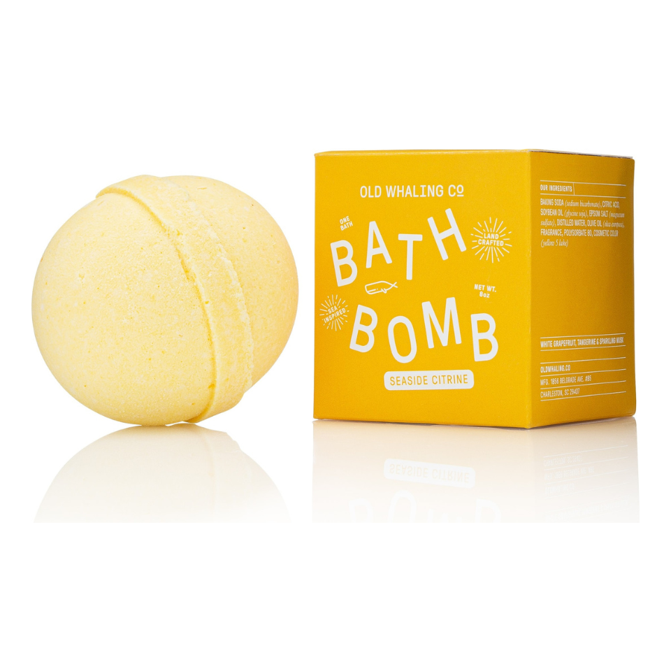 Seaside Citrine Bath Bomb  Old Whaling Company   