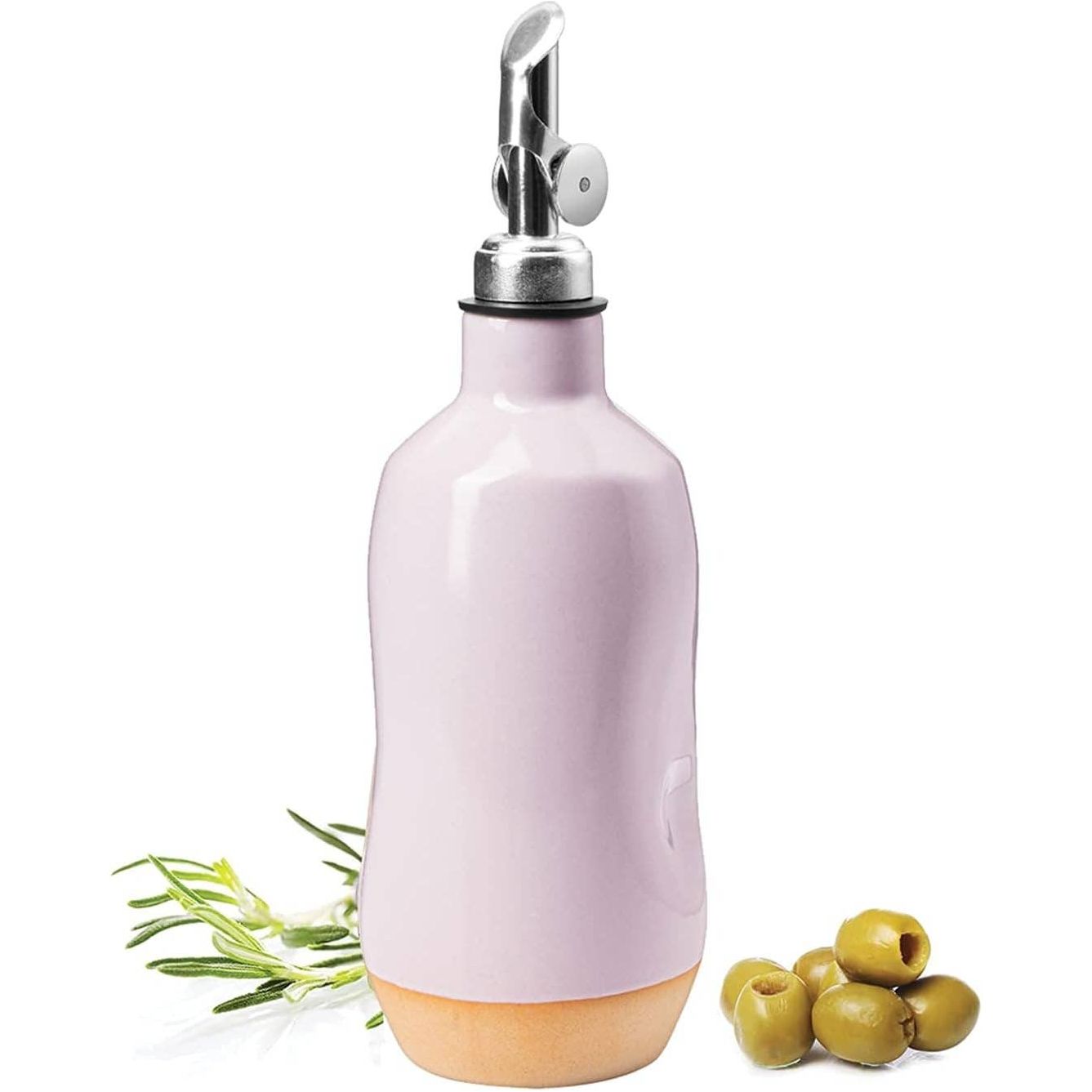 Cruet Ceramic Olive Oil Dispenser Bottle - 400ml Vinegar  The Wine Savant / Khen Glassware   