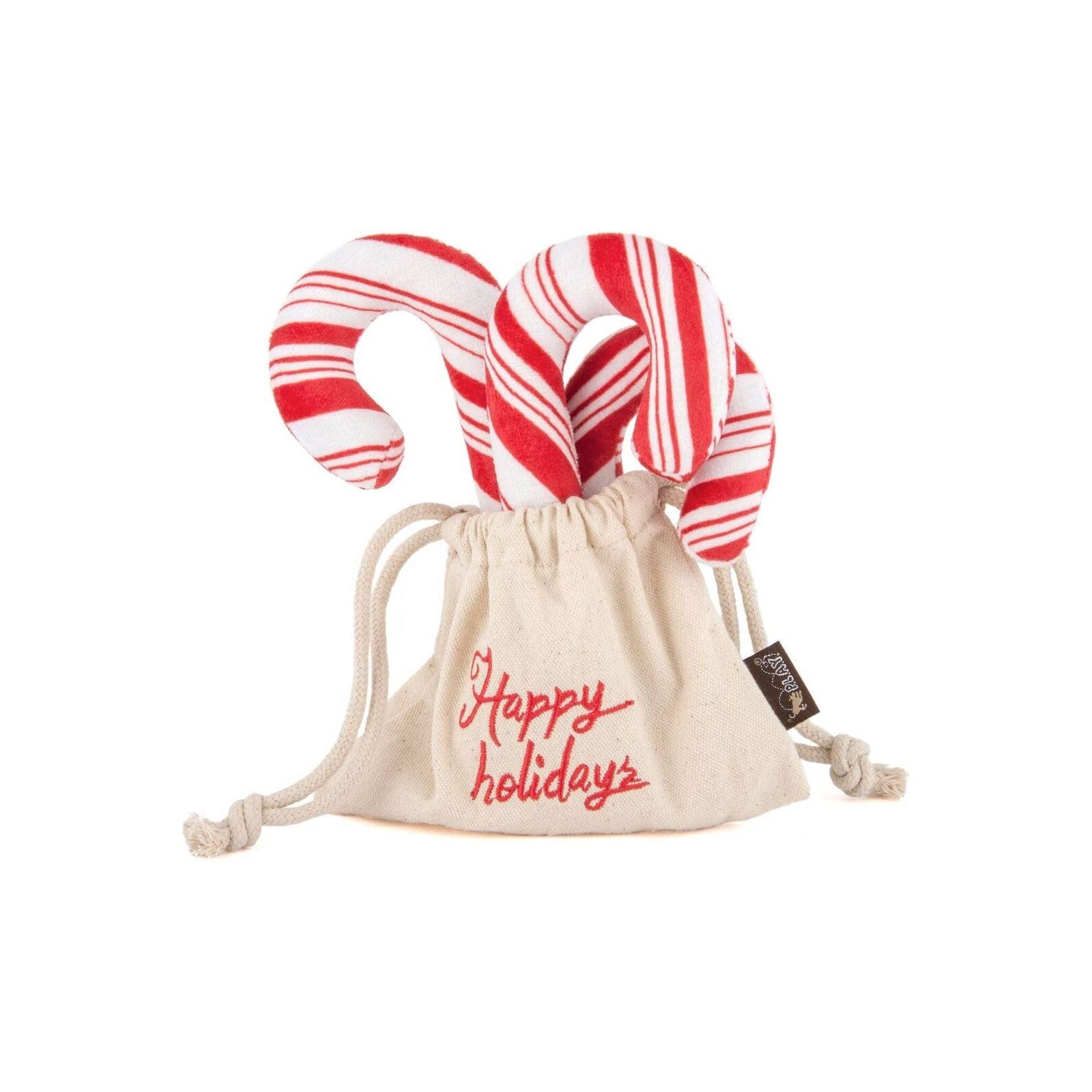 Holiday Classic - Candy Canes: 6.3 x 2.8 x 6.7  P.L.A.Y. Pet Lifestyle and You   