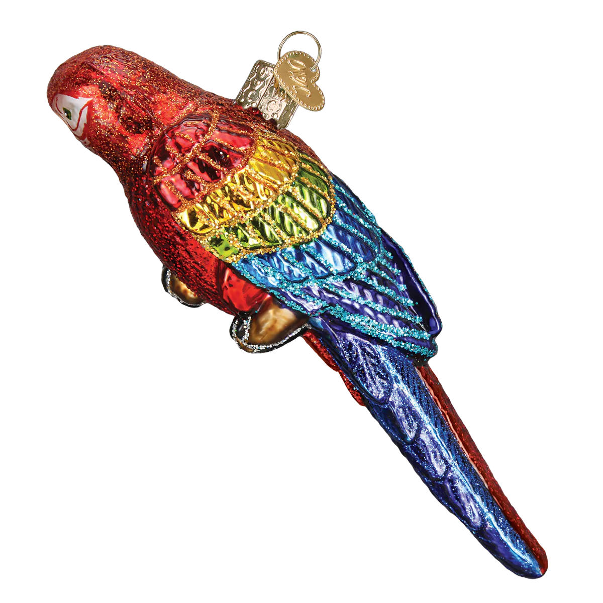 Tropical Parrot Ornament  Old World Christmas   