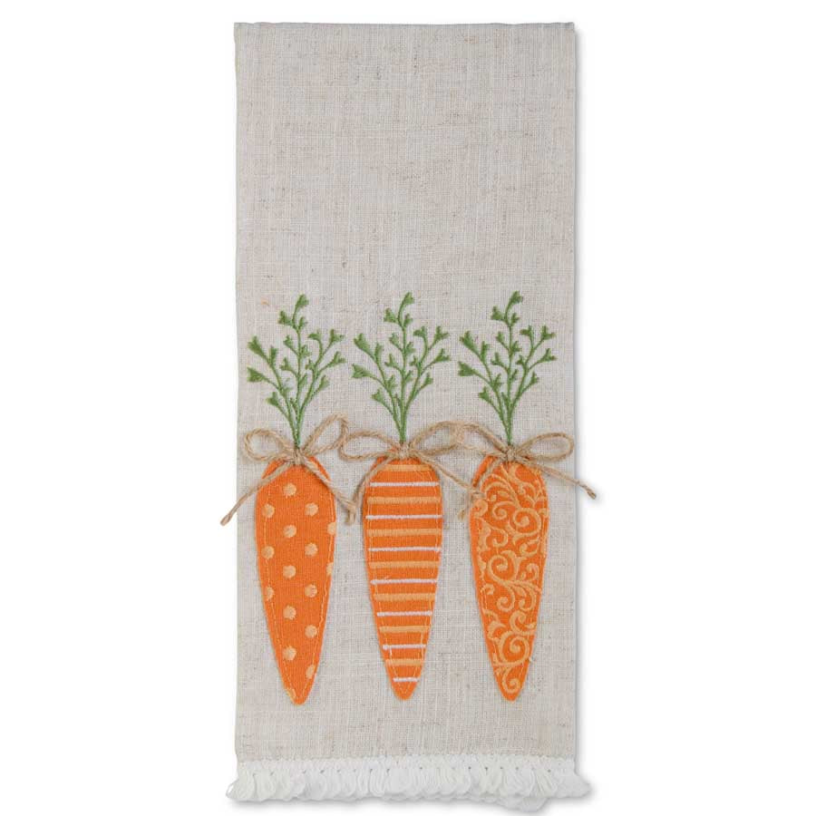 Easter Towel w/Carrots  K&K   