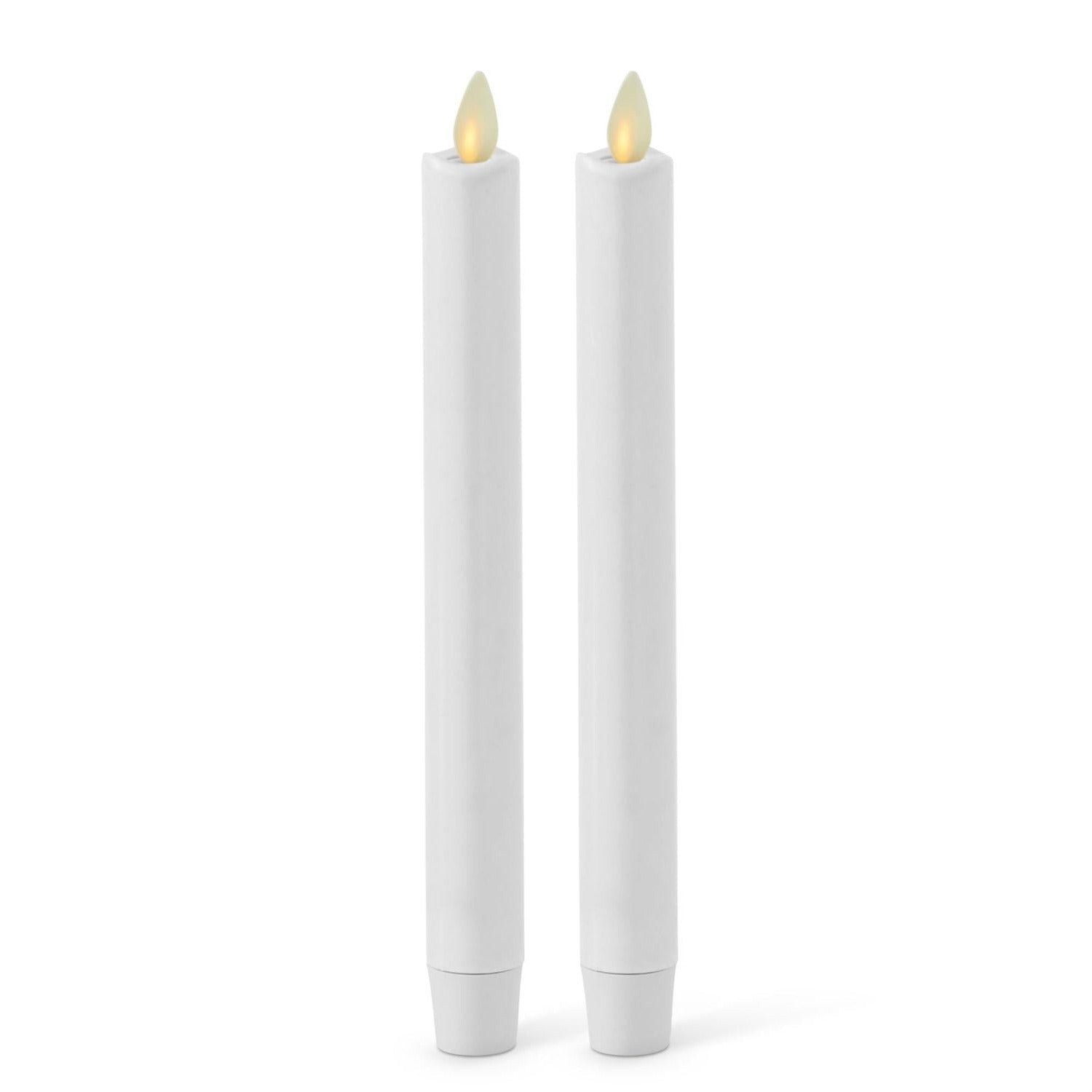 Luminara - White Flameless Taper Candle 9.75" Flameless Candles K&K   