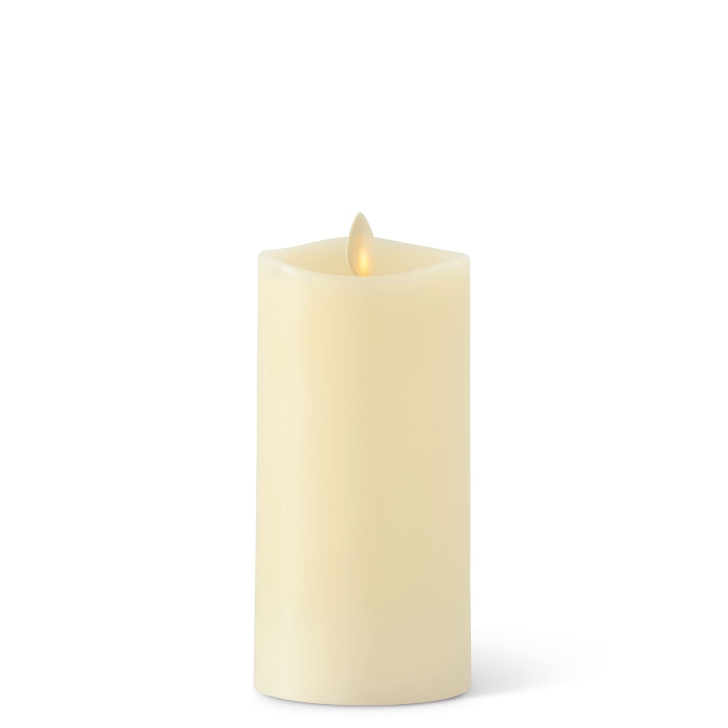 Luminara - Indoor Flameless Pillar - 3" DIa - Ivory Flameless Candles K&K Medium  