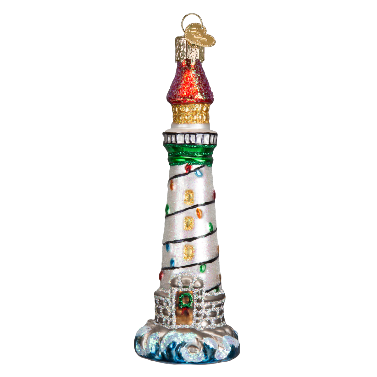 Holiday Lighthouse Ornament  Old World Christmas   