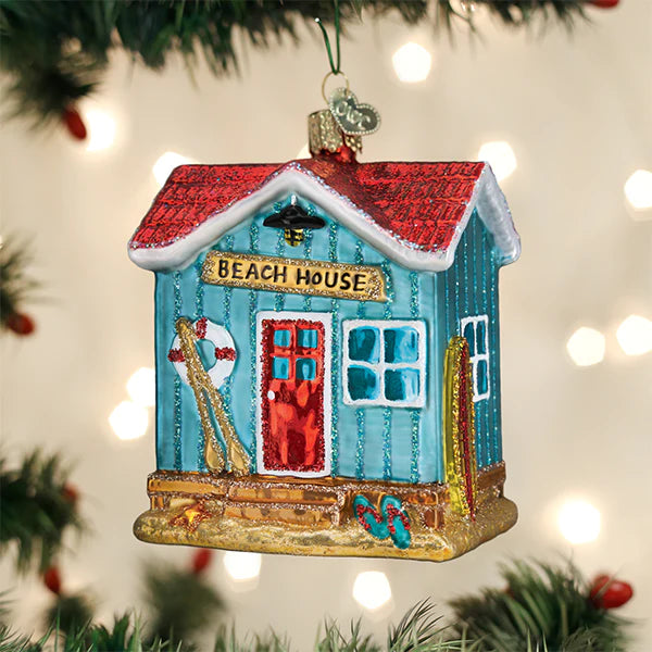 Beach House Ornament  Old World Christmas   