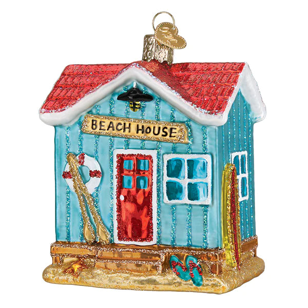 Beach House Ornament  Old World Christmas   