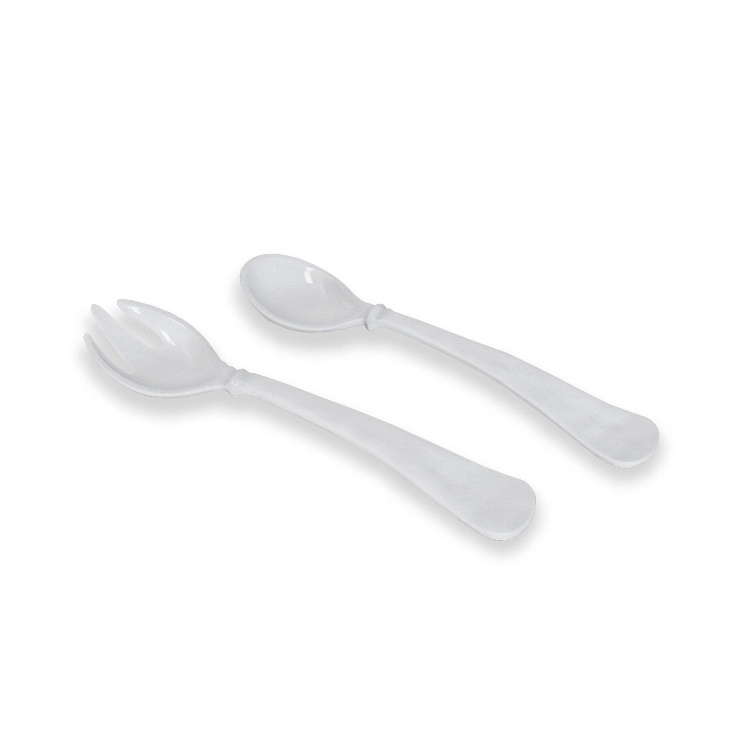 VIDA Havana salad servers (lg) white Melamine Beatriz Ball   