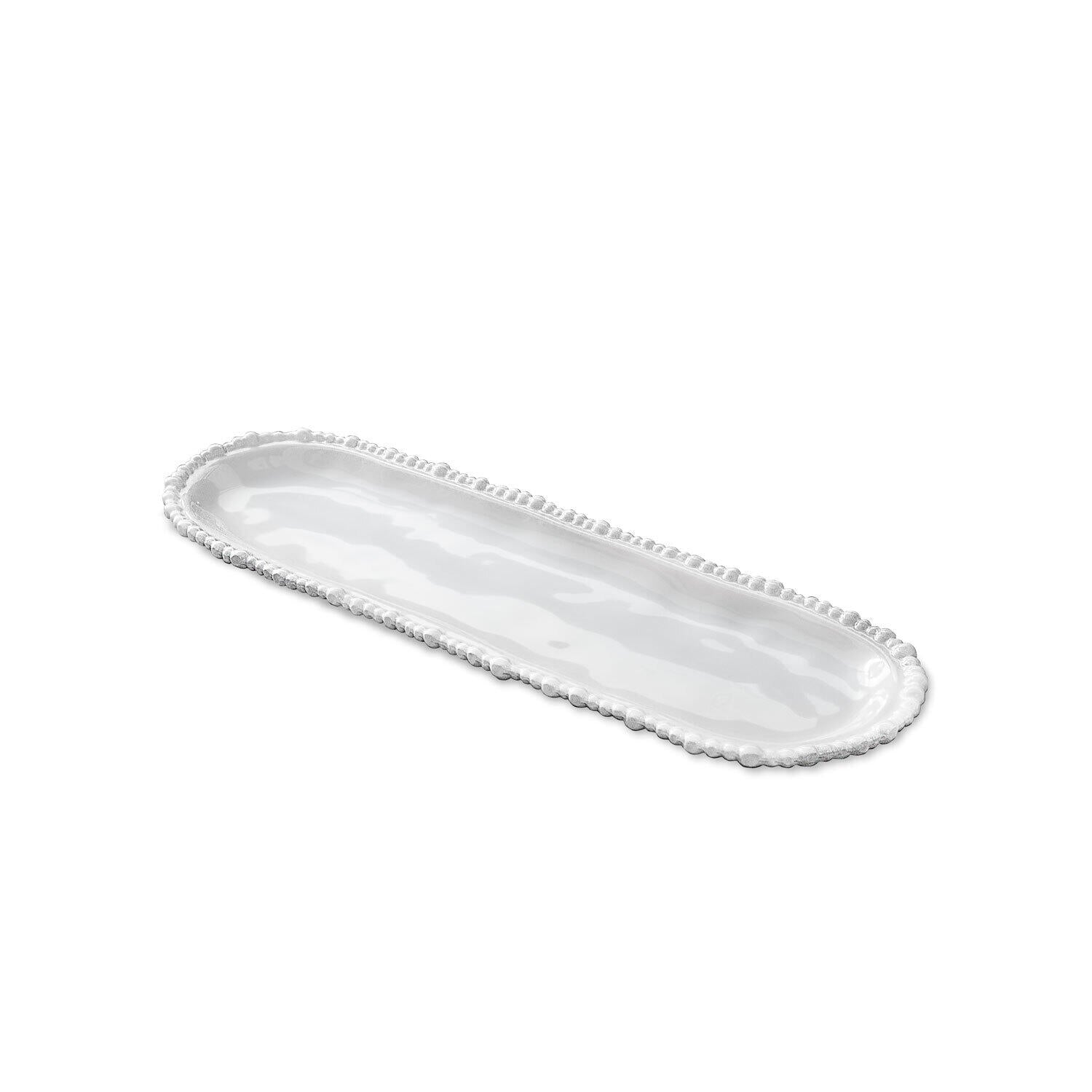 VIDA Alegria Medium Baguette Platter White  - Small Melamine Beatriz Ball   