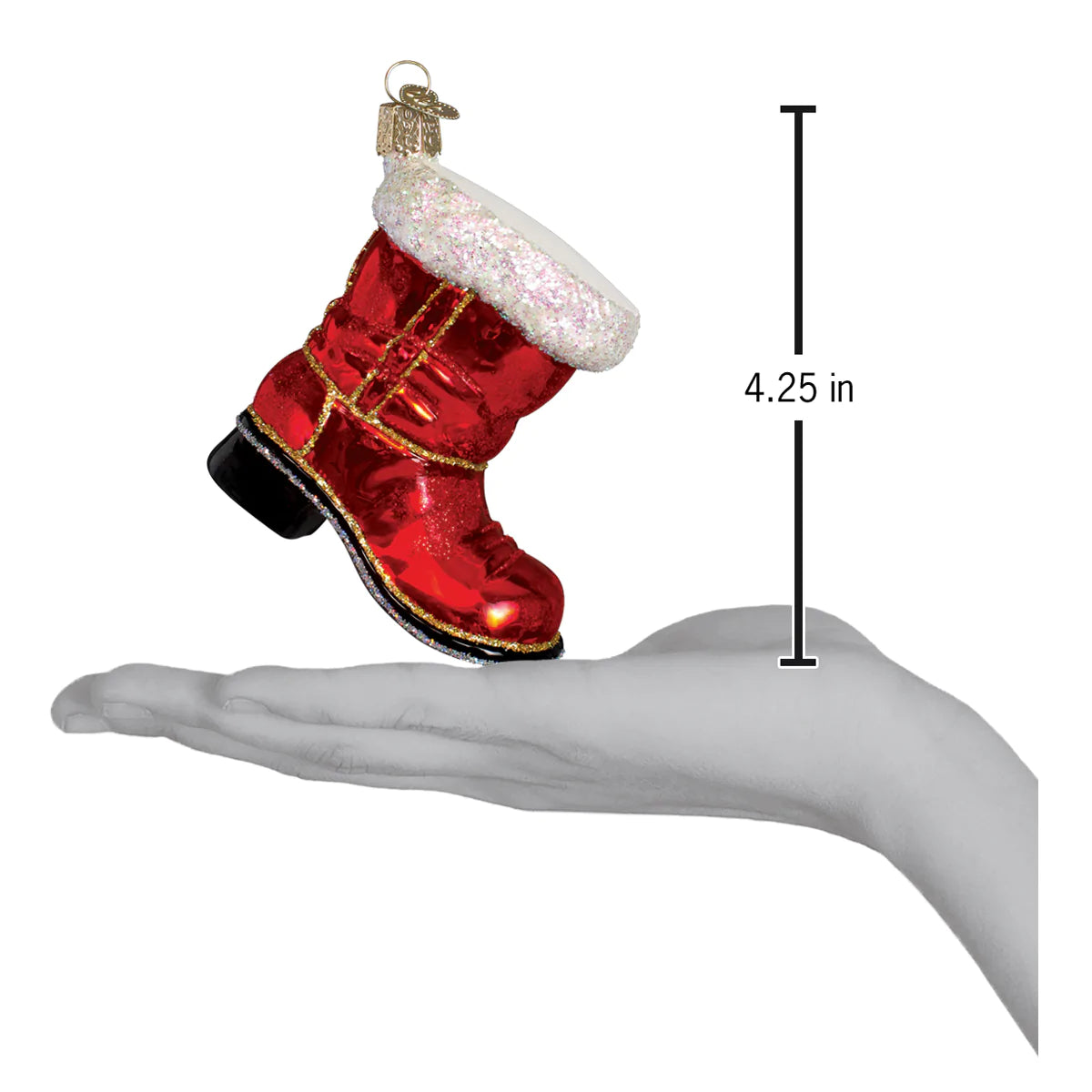 Santa's Boot Ornament  Old World Christmas   