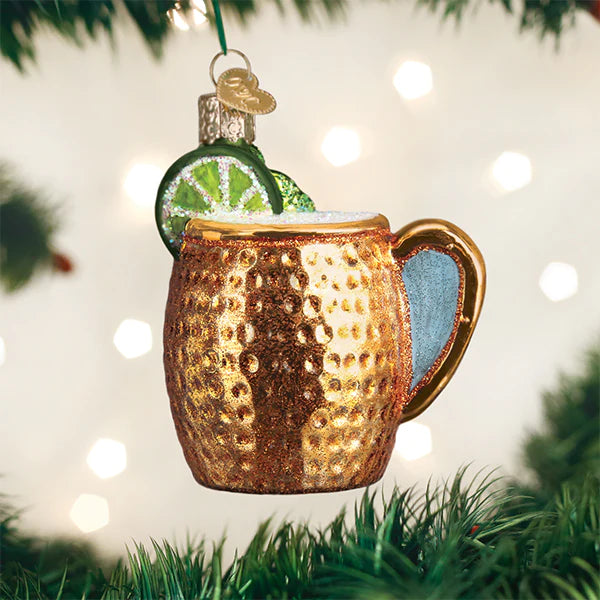 Moscow Mule Mug Ornament  Old World Christmas   