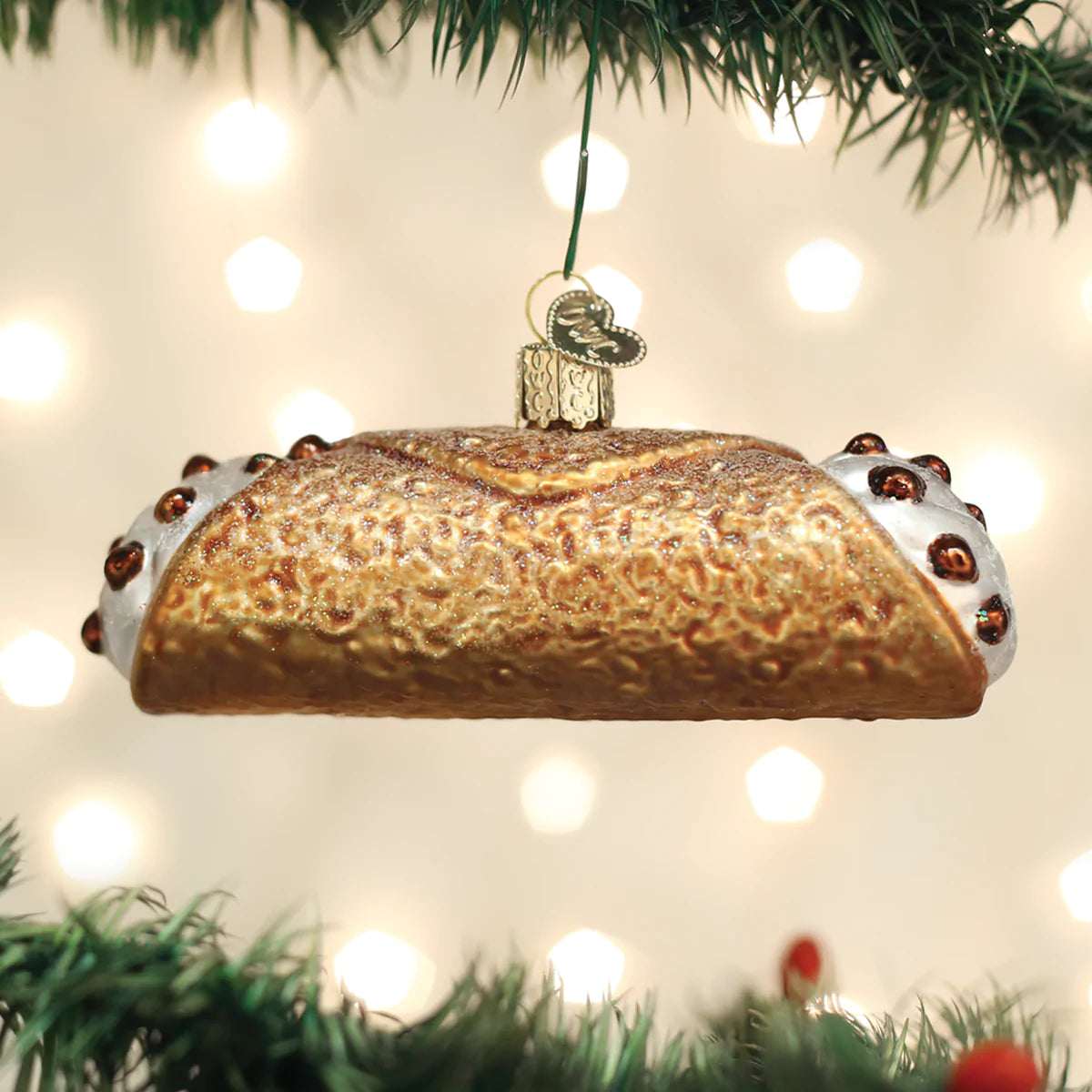 Cannoli Ornament  Old World Christmas   