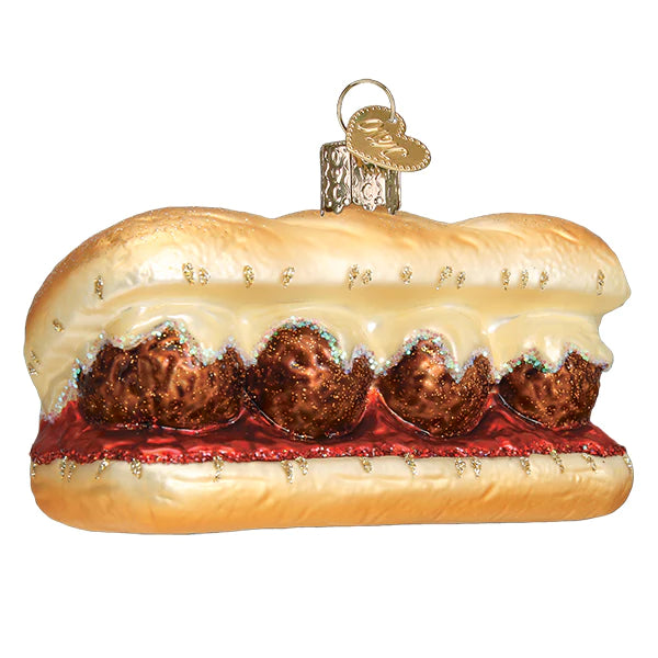 Meatball Sandwich Ornament  Old World Christmas   