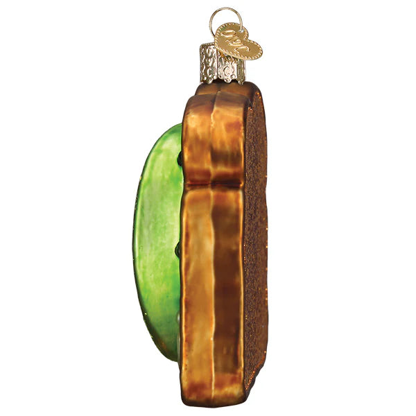 Avocado Toast Ornament  Old World Christmas   