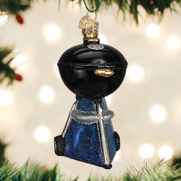 Black Classic Barbecue Ornament  Old World Christmas   