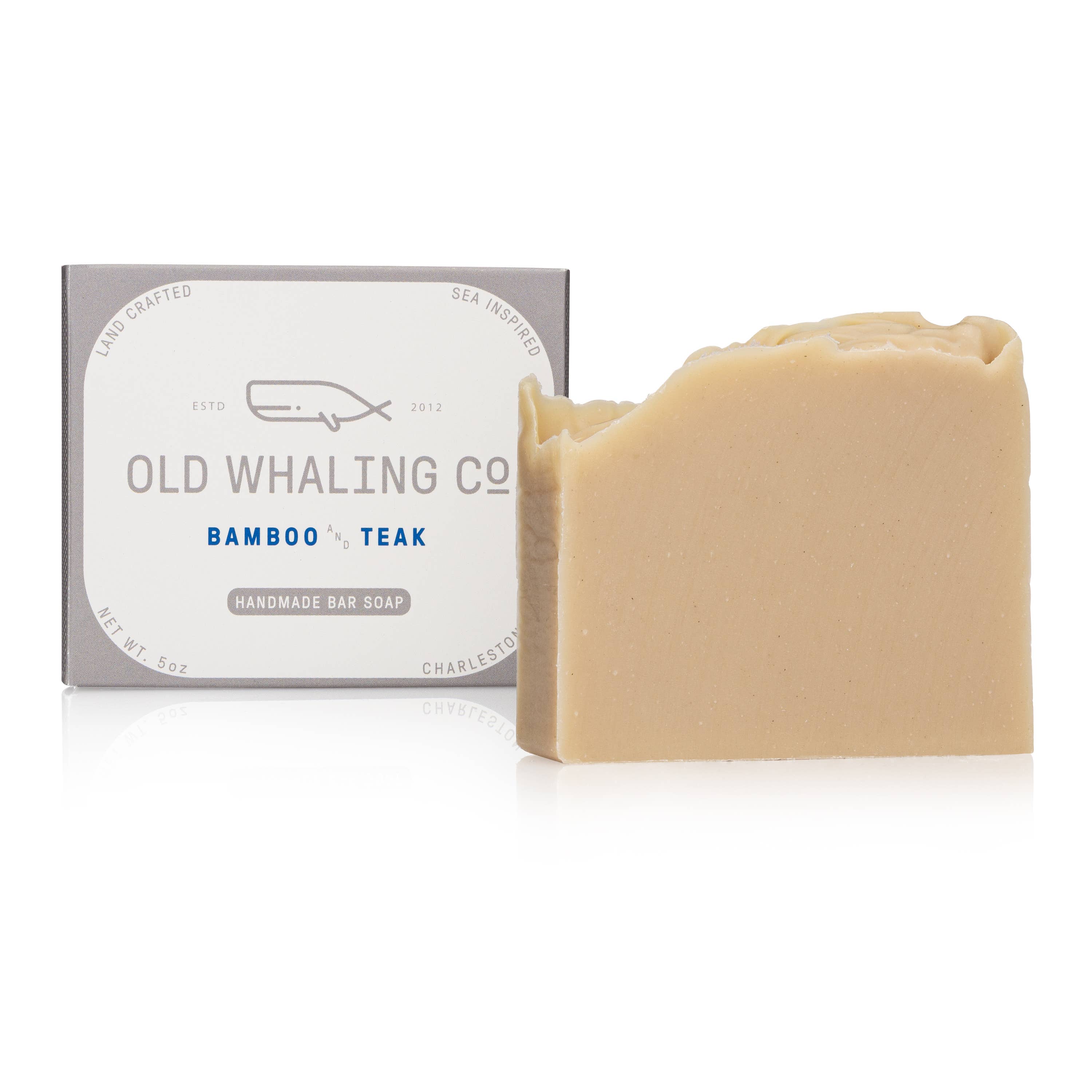 Bamboo & Teak Bar Soap  Old Whaling Company   