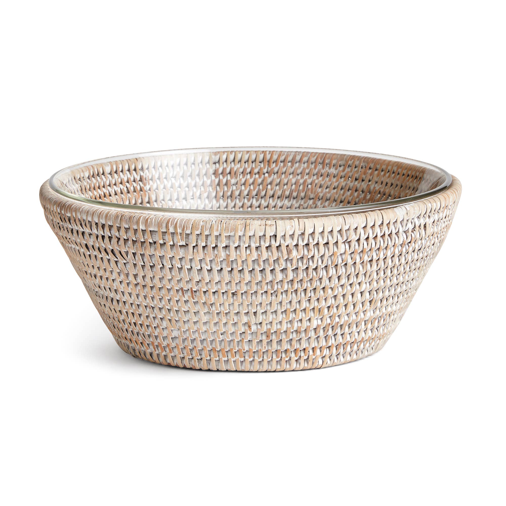 Burma Rattan Serving Bowl 10.75"  Napa Home & Garden   