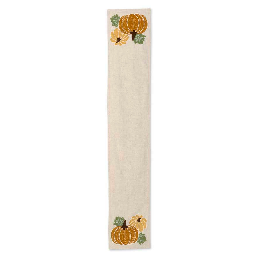 Tablerunner with Pumpkin Motif 72"  K&K   